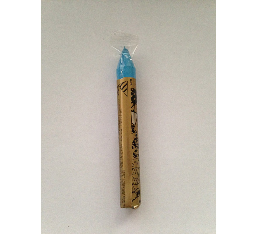 Barra maquillaje de 14x110 mm. de color Azul Claro