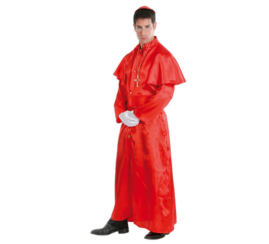 Disfraz de Cardenal rojo para hombre