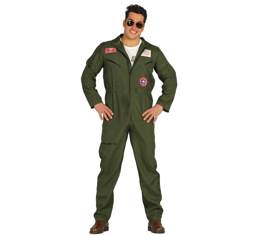 Disfraz de Piloto de Caza del Ejército para Hombre