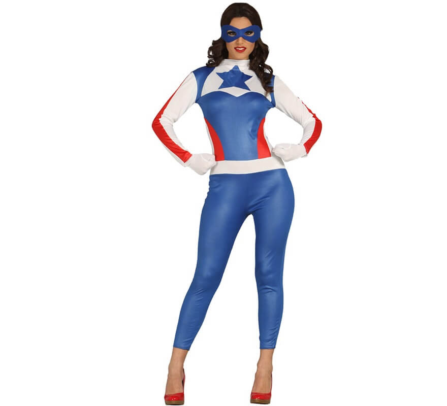 I-CURVES Déguisement costumé Femme Super Action héros Taille S 34-36 