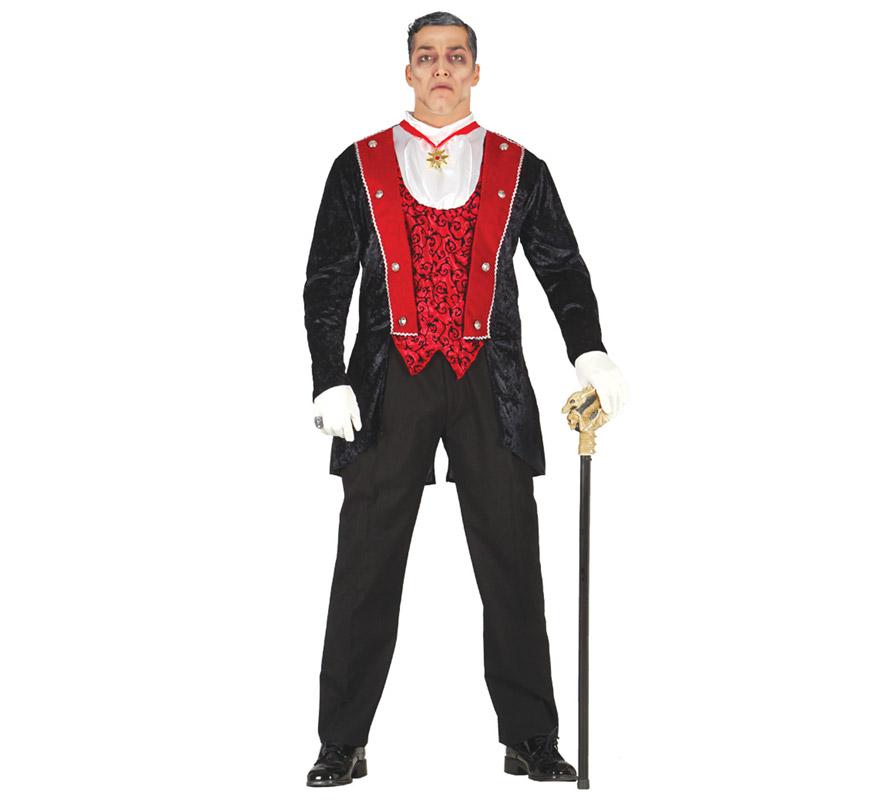 Disfraz de Conde Vampiro para hombre de Halloween