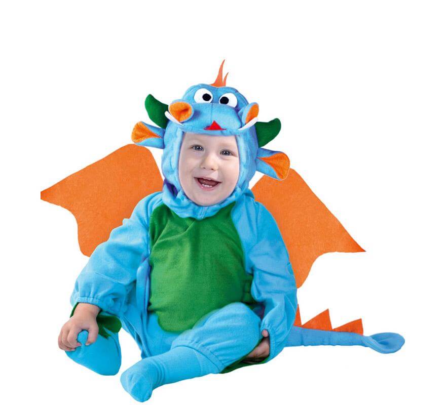 Déguisement de Petit Dragon Bleu Baby pour bébés plusieurs tailles