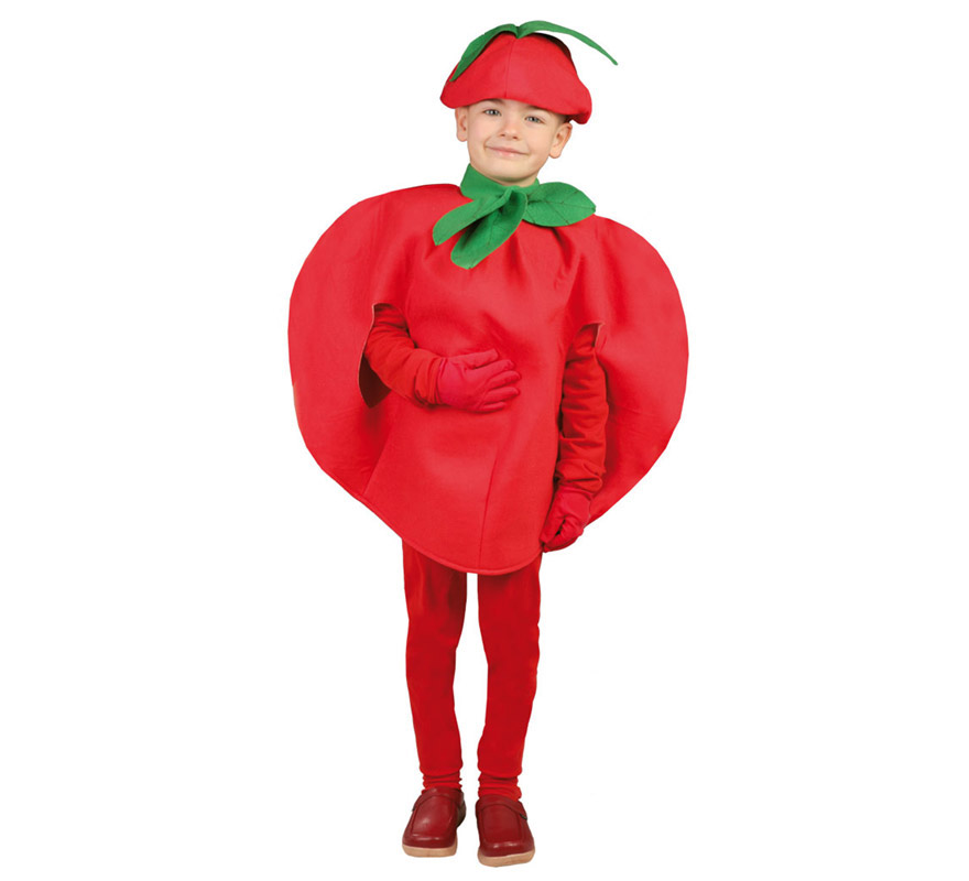 Disfraz de Tomate rojo para niños