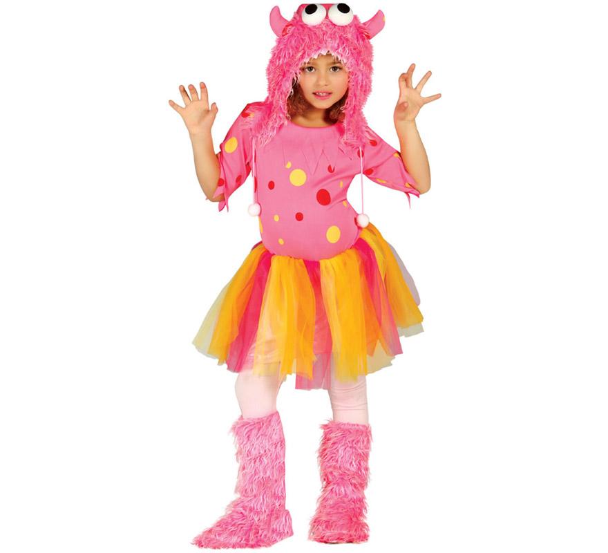 Disfraz de Monstruita rosa para niñas