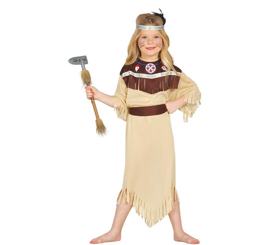 Costume Indiana cherokee per bambina