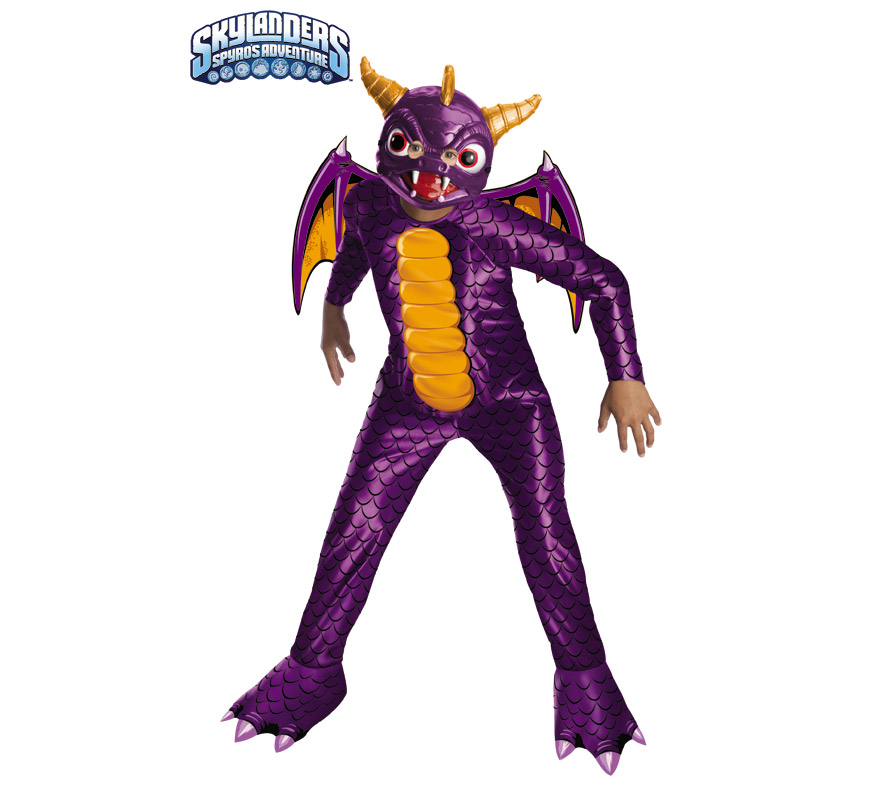 Disfraz de Dragón Spyro de para niños