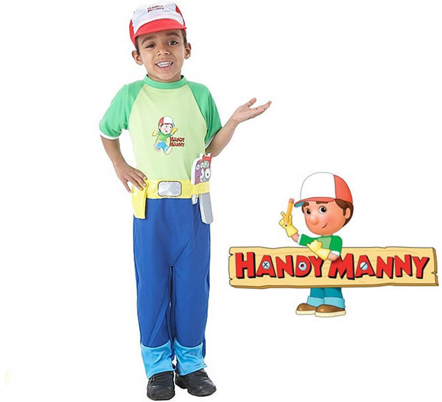 Disfraz de Handy Manny Classic para niños de 3 a 4 años