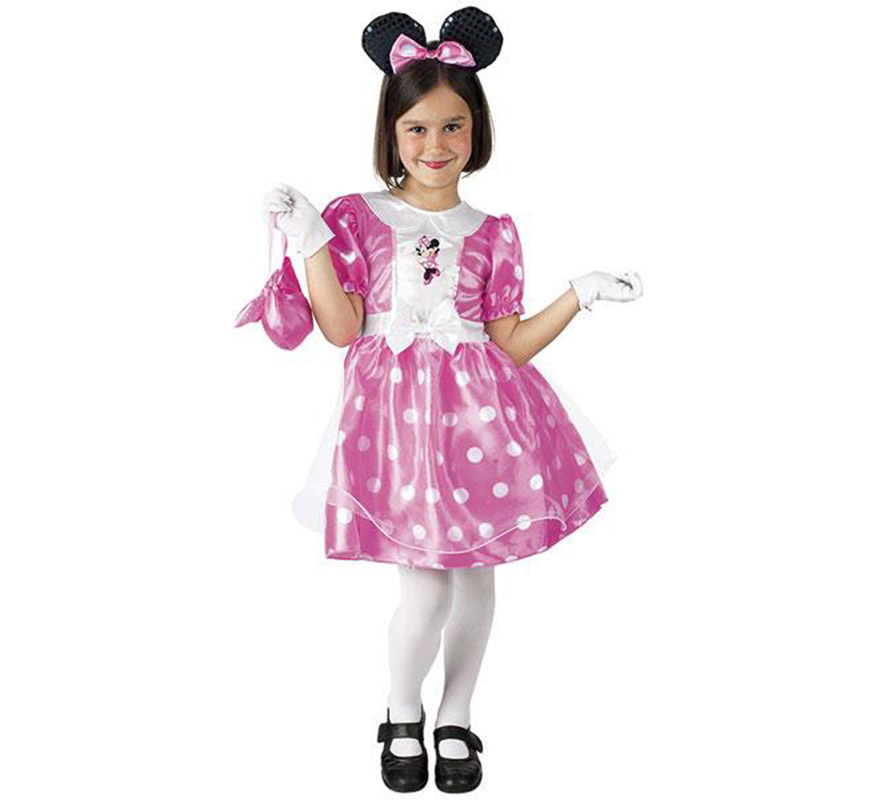 Disfraz Minnie Mouse Rosa en caja con accesorios 3 a 4 años