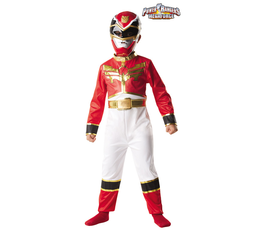 Disfraz de Power Ranger Rojo para Niño. Disponible