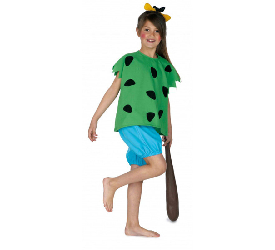 Disfraz de Cavernícola para niñas de 5 a 7 años