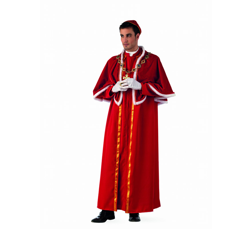 Disfraz de Papa Borgia Extraluxe para hombre