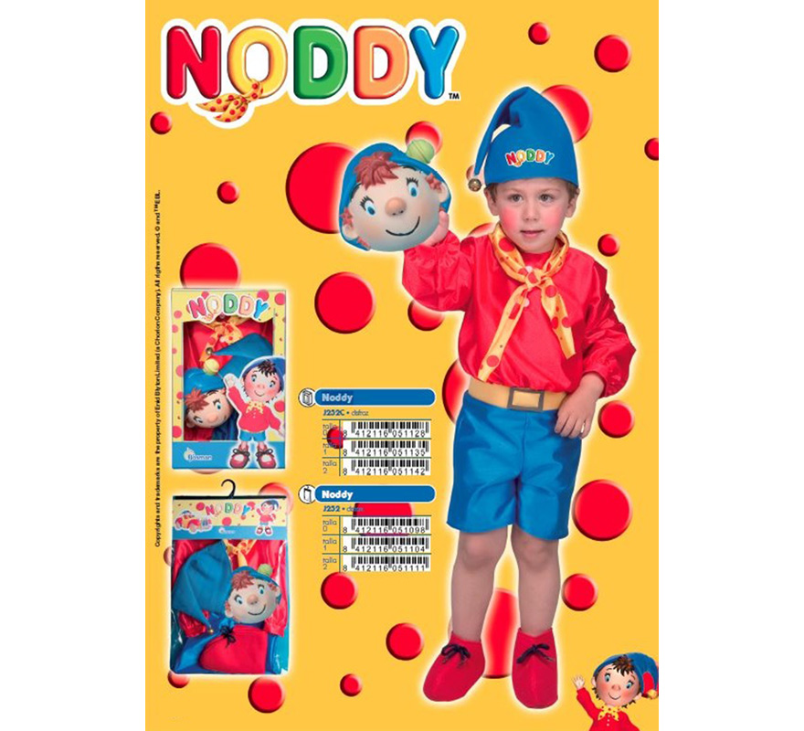 Disfraz de Noddy lujo para niño