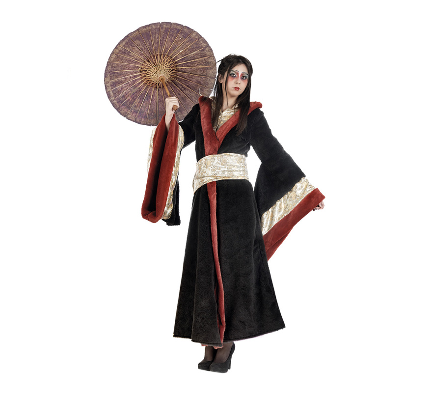 Disfraz de Geisha Abrigo Deluxe para mujer