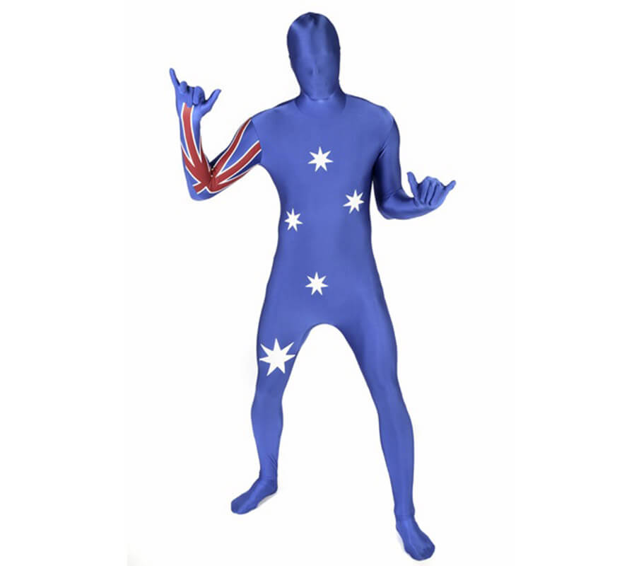 MORPHSUIT modelo Bandera de Australia adultos