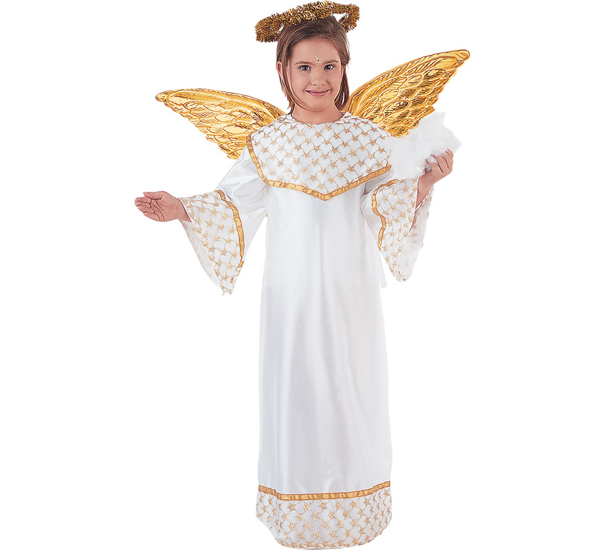 Disfraz de Angel Dorado para niños