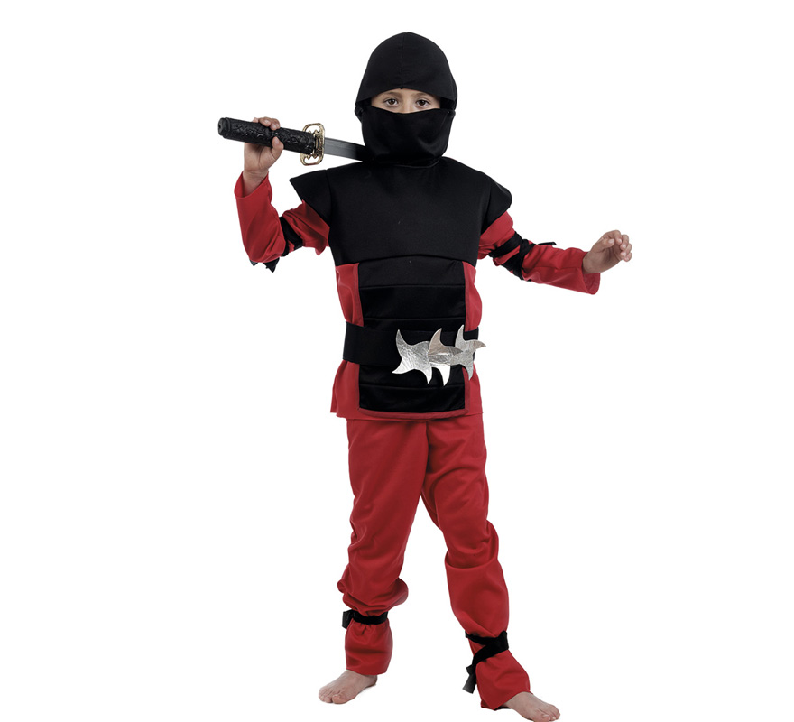 Disfraz de Ninja Rojo para Niño
