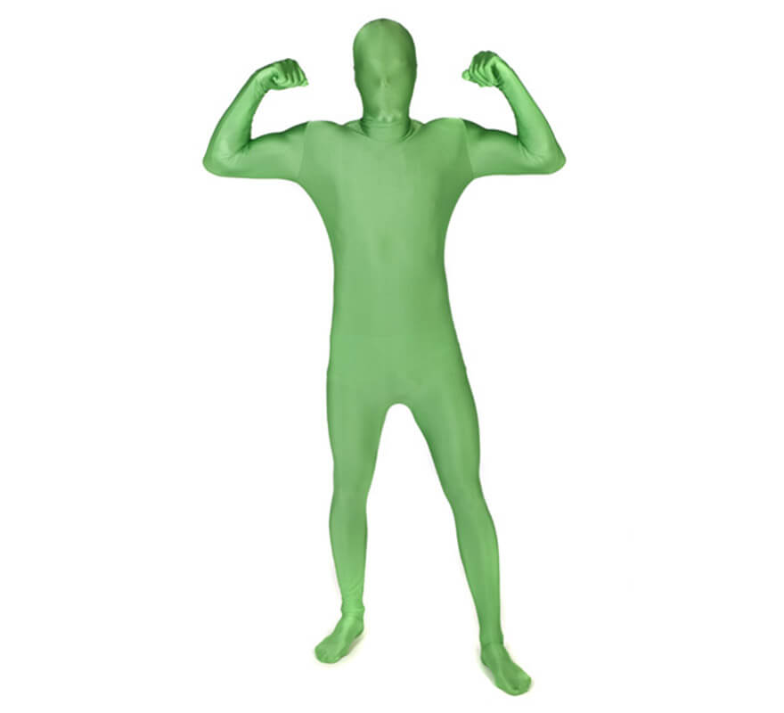 Disfraz de MORPHSUIT color verde adultos