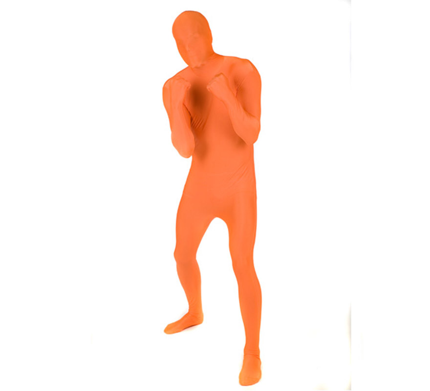 Disfraz de MORPHSUIT color naranja de adultos