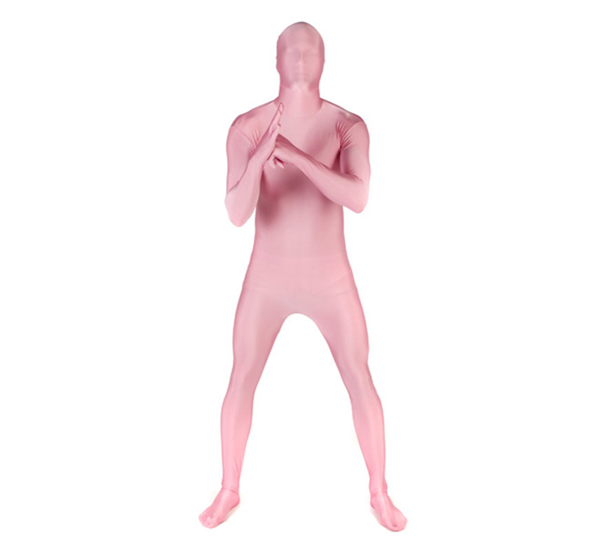 Disfraz de MORPHSUIT color rosa adultos