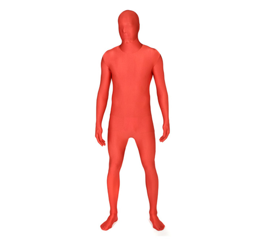 Disfraz de MORPHSUIT color rojo de adultos