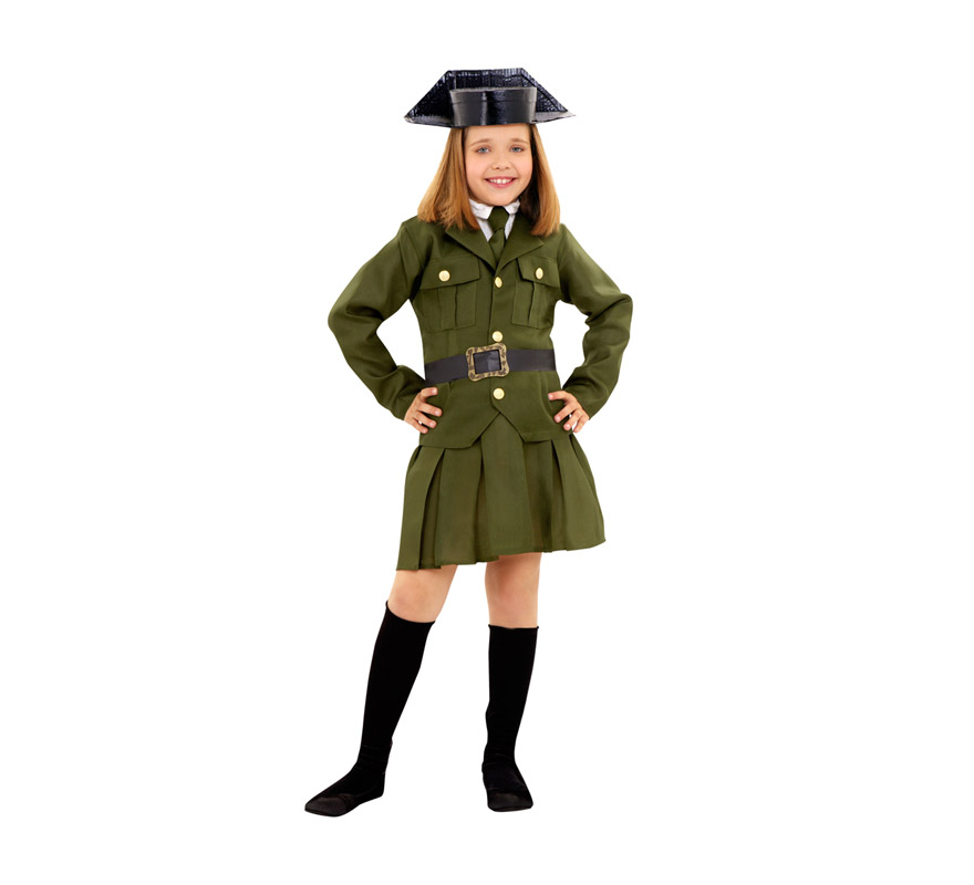 Disfraz de Guardia Civil para niñas