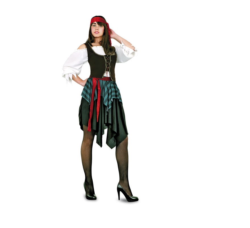 Disfraz de Pirata para mujer talla M-L
