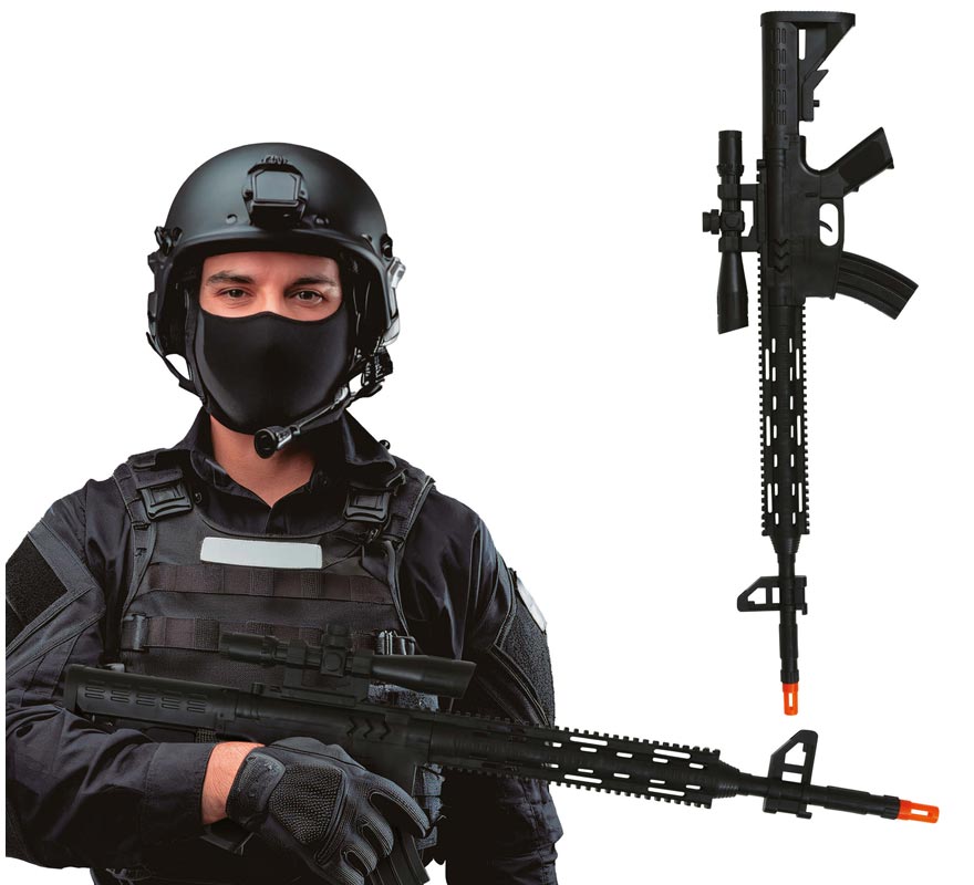 Fusil de Asalto de 68 cm de Plástico de Juguete