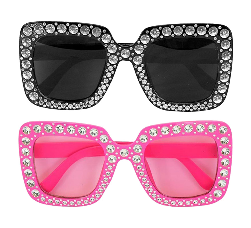 70s Strass Glasses in Various Colors