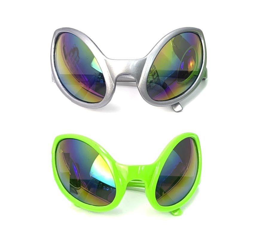 Gafas de Alien efecto iridiscente colores surtidos