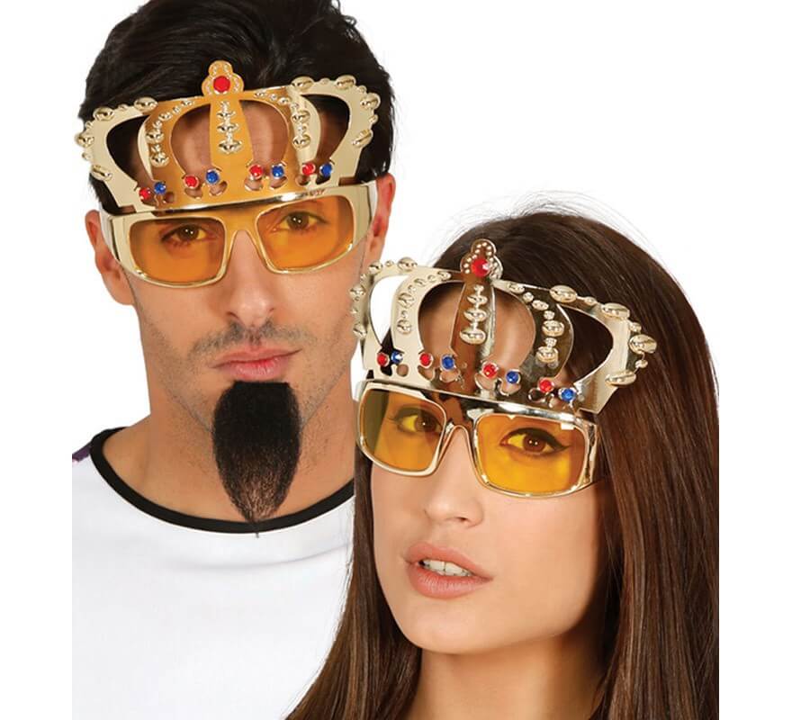 Gafas de Rey o Reina con corona