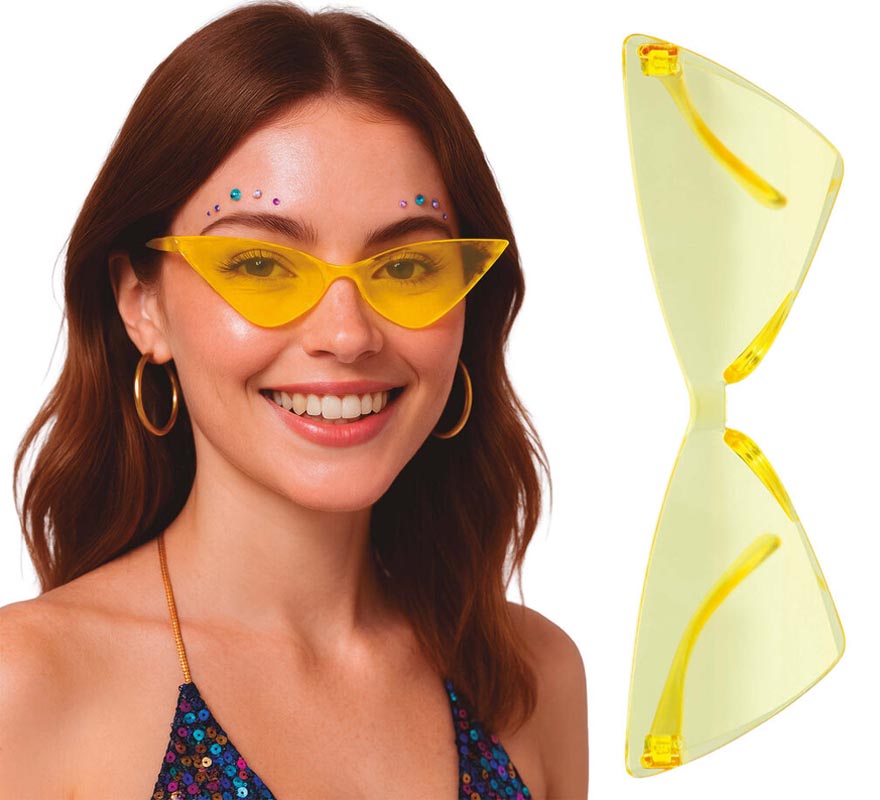 Gafas Retro amarillas Gafas Retro amarillas