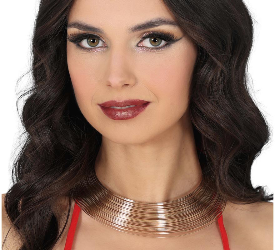 Gargantilla Metálica dorada