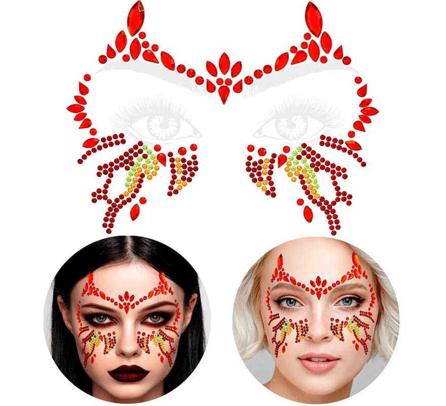 Gemas Faciales Adhesivas de Diablesa
