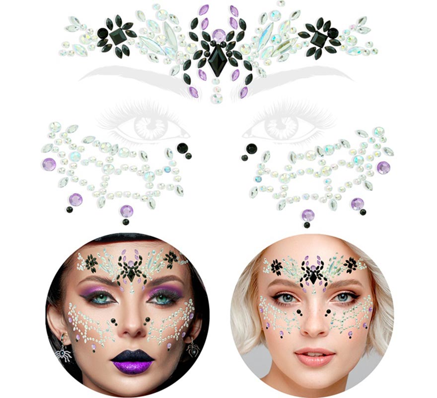 Gemas Faciales Adhesivas de Viuda Negra