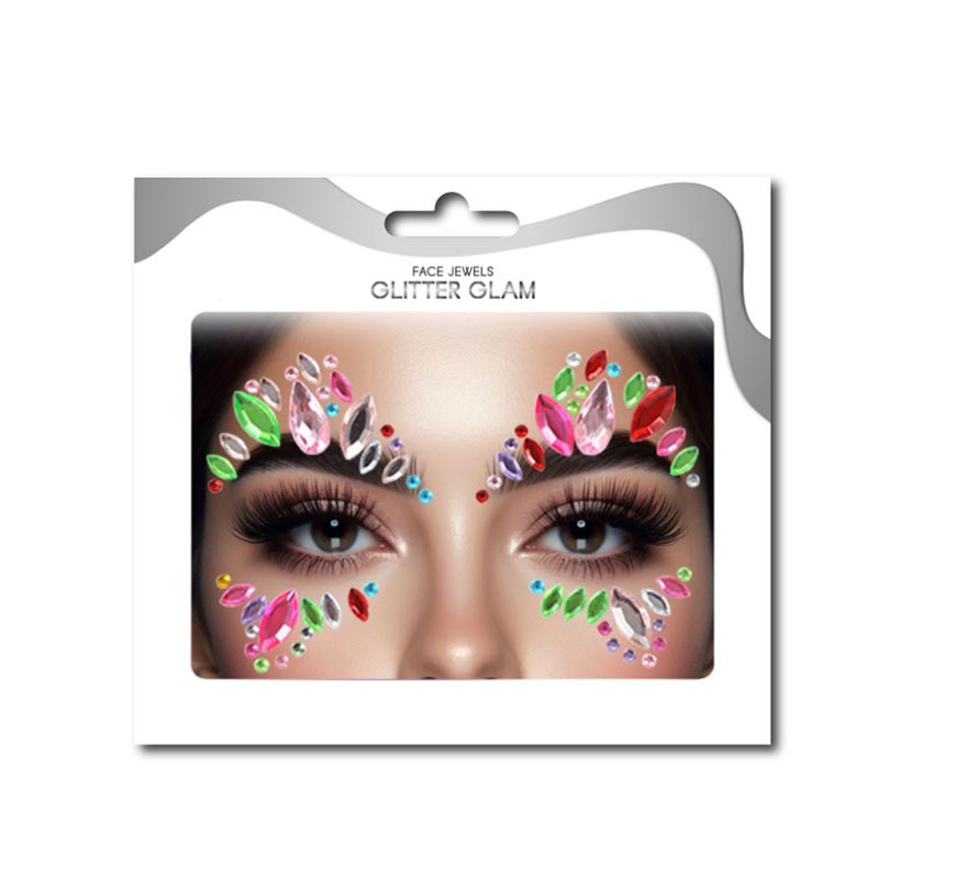 Face Gems Multicolor Drops