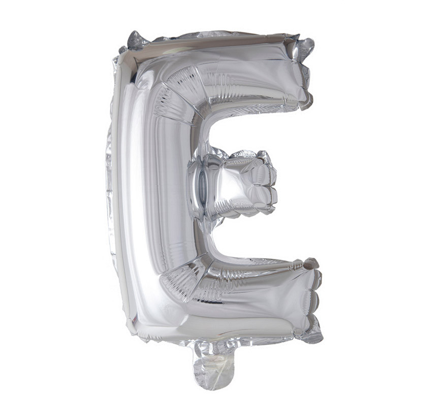 Ballon aluminium E Couleur Argent 102 cm