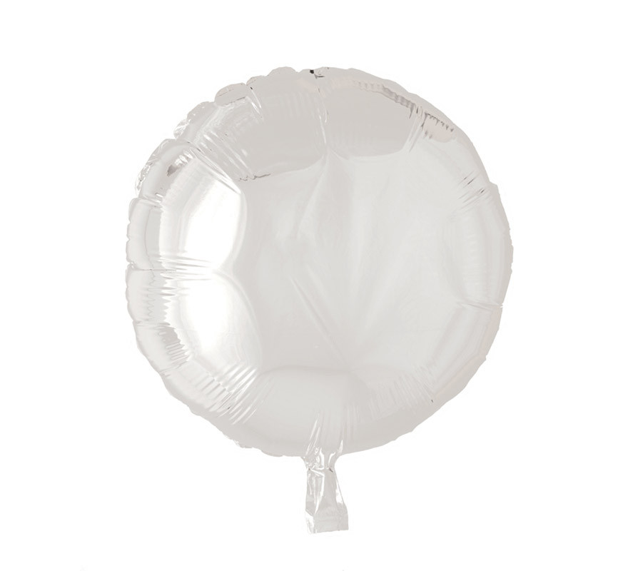 '18'' weißer runder Folienballon'