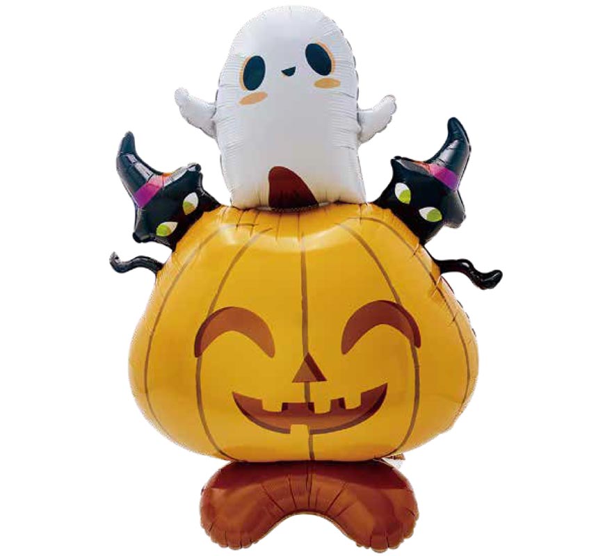 Pumpkin and Ghost Foil Balloon 69x98 cm
