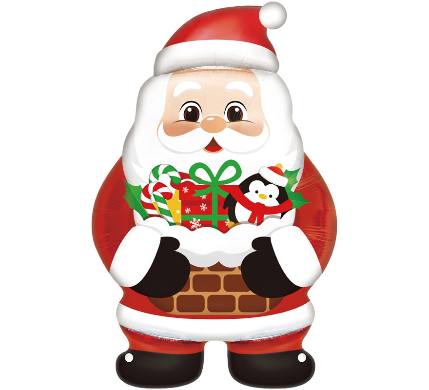 Globo Foil Papá Noel 45x66 cm