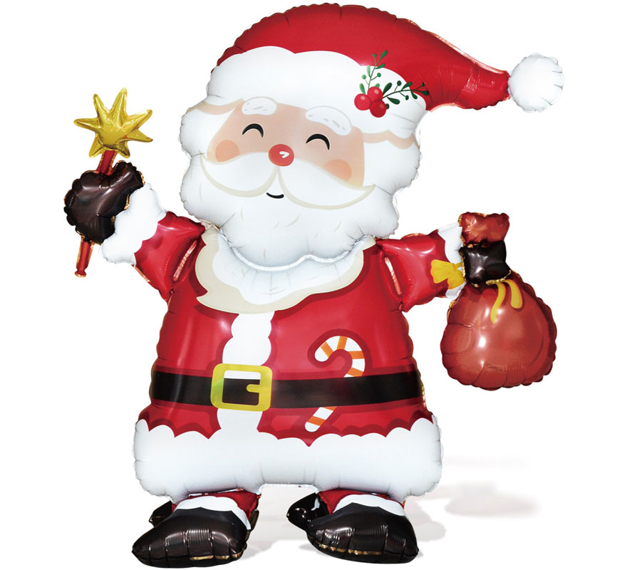 Globo Foil Papá Noel Standing 79x76x27 cm