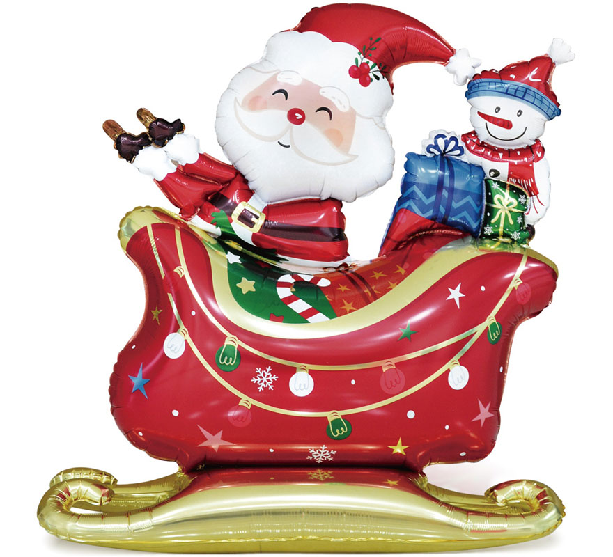 Globo Foil Trineo Base 76x62x25 cm