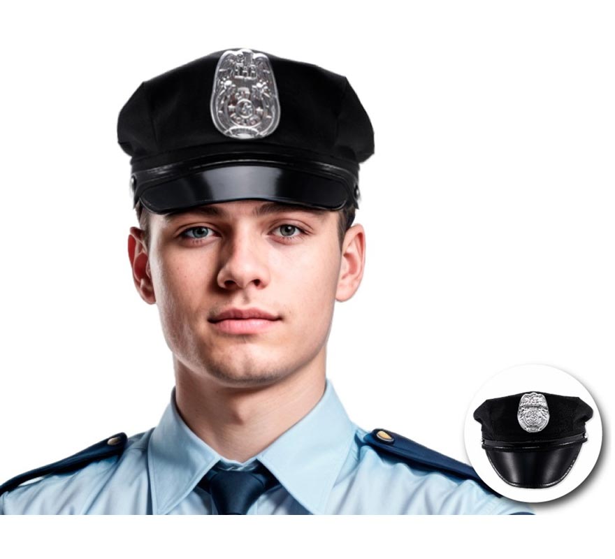 Adult Adjustable Police Cap