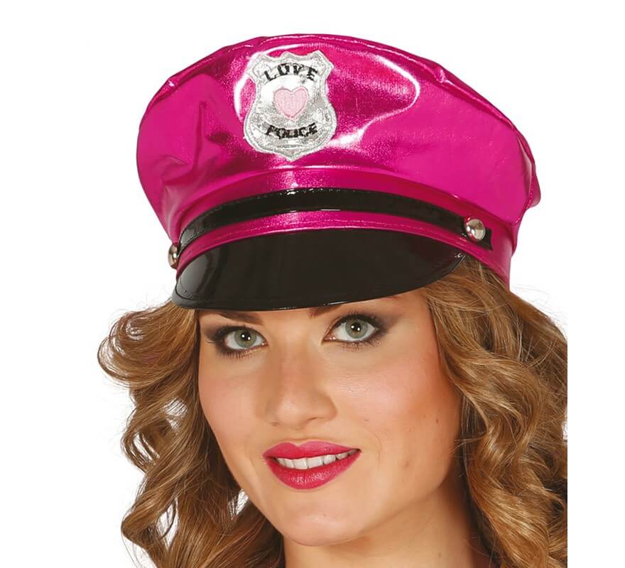 Gorra de Policía Sexy fucsia