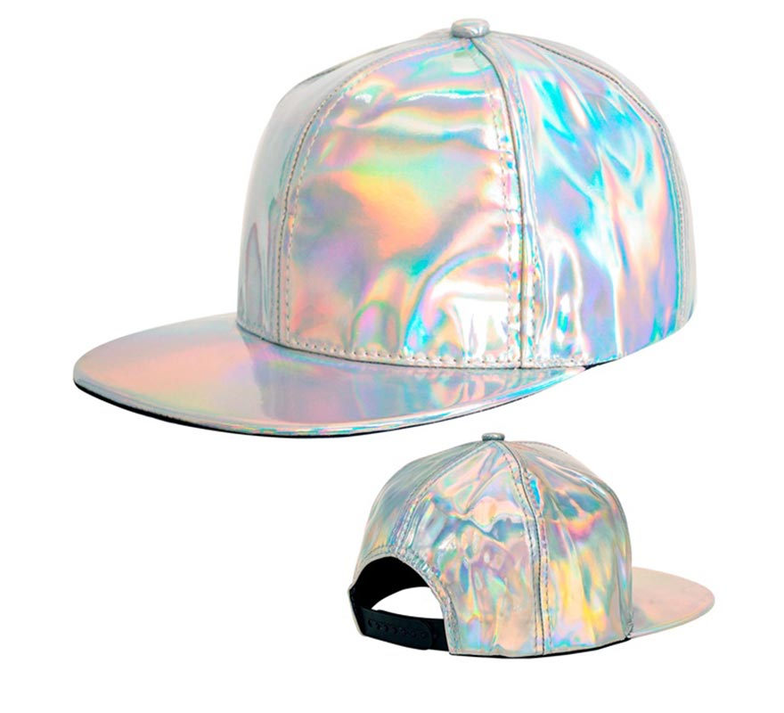 Boné holográfico metálico em várias cores