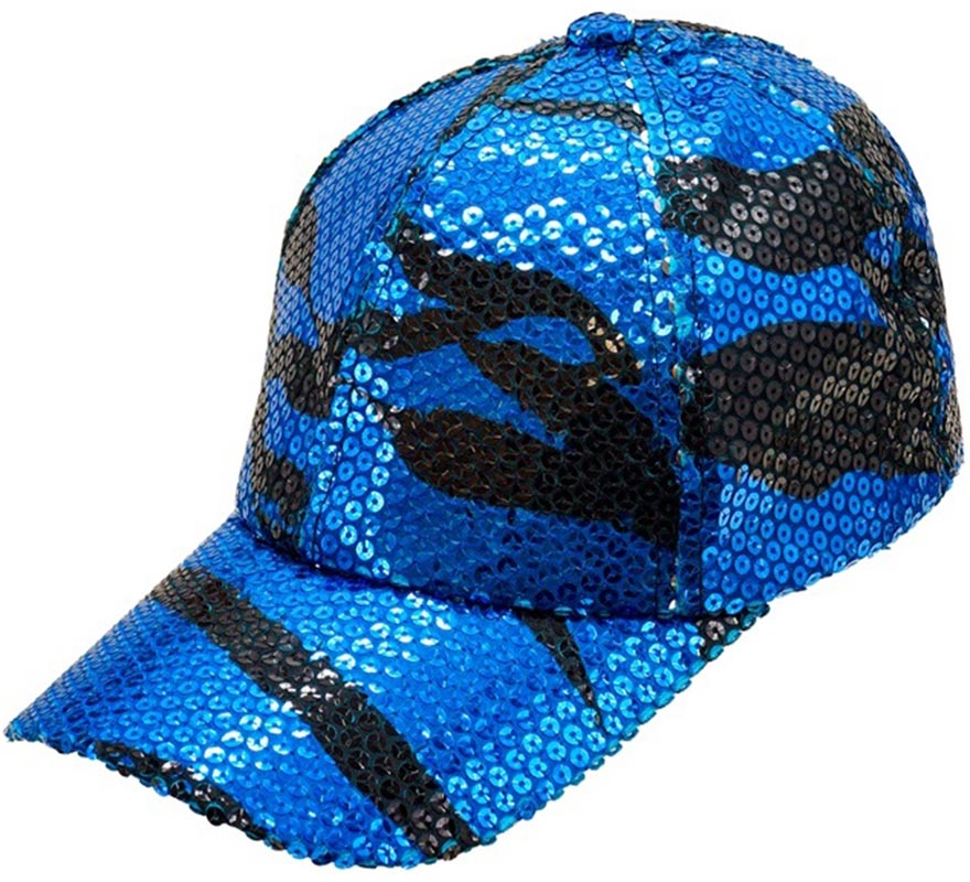 Boné Blue Waves com Lantejoulas