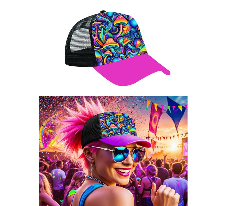 Gorra Psicodélica Setas Gorra Psicodélica Setas