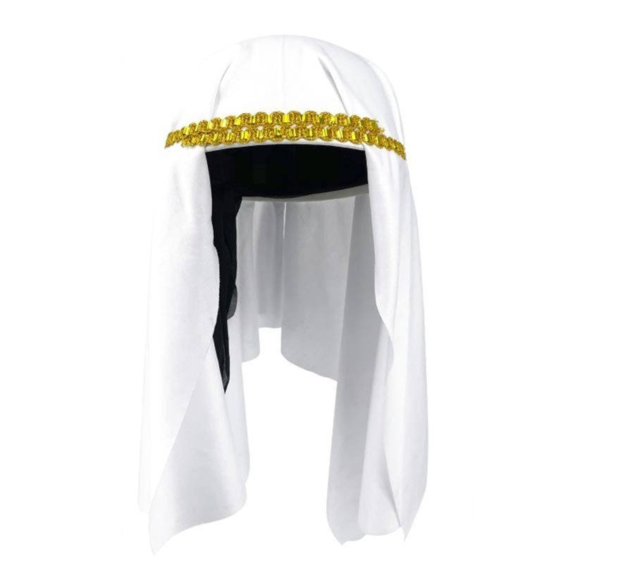 Vendita cappello turbante arabo bianco online