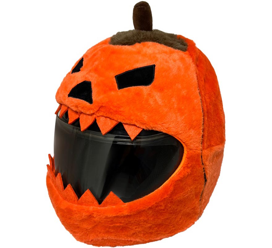 Chapéu de abóbora de Halloween para capacetes de motocicleta de rosto inteiro