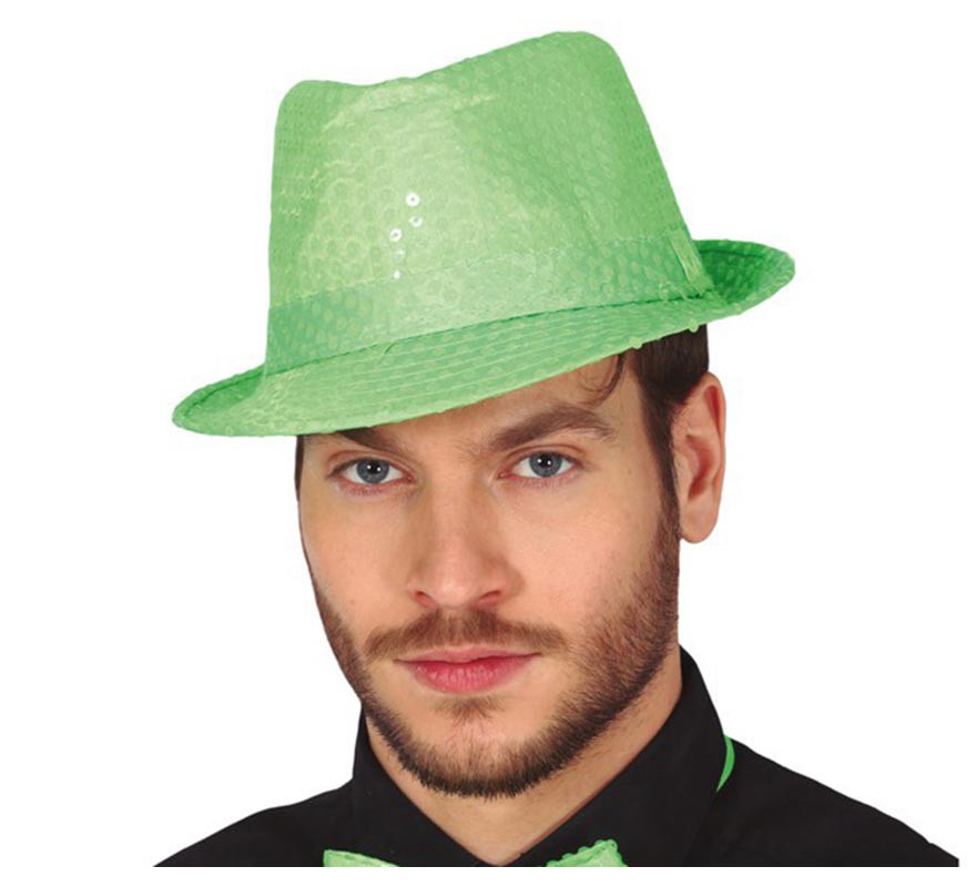 Chapéu Sequin Gangster em várias cores