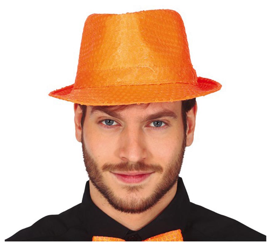 Chapéu Sequin Gangster em várias cores